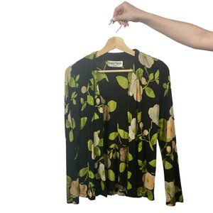 Vintage Floral Long Sleeve Top